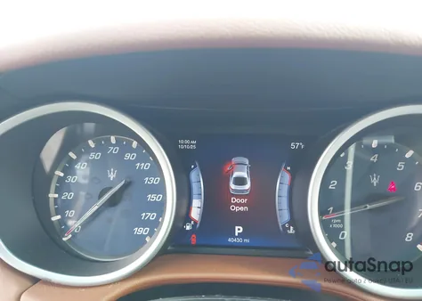 2016 Maserati Ghibli S Q4 z USA, uszkodzony, nr VIN ZAM57RTA0G1177108